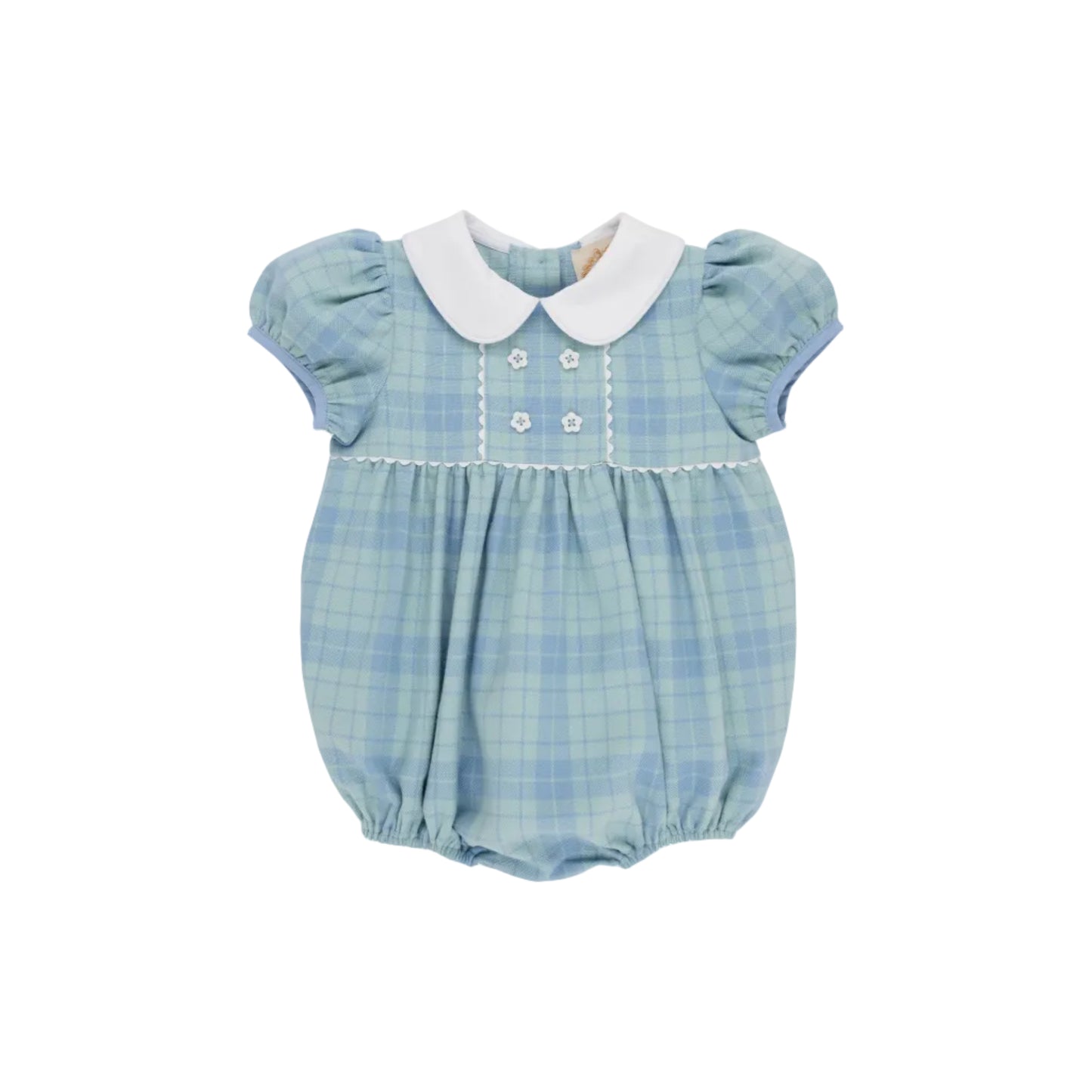 Cindy Lou Bubble- Woven Yarn- Audubon Park Plaid/Worth Ave White