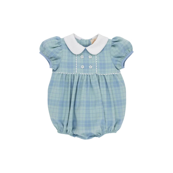 Cindy Lou Bubble- Woven Yarn- Audubon Park Plaid/Worth Ave White