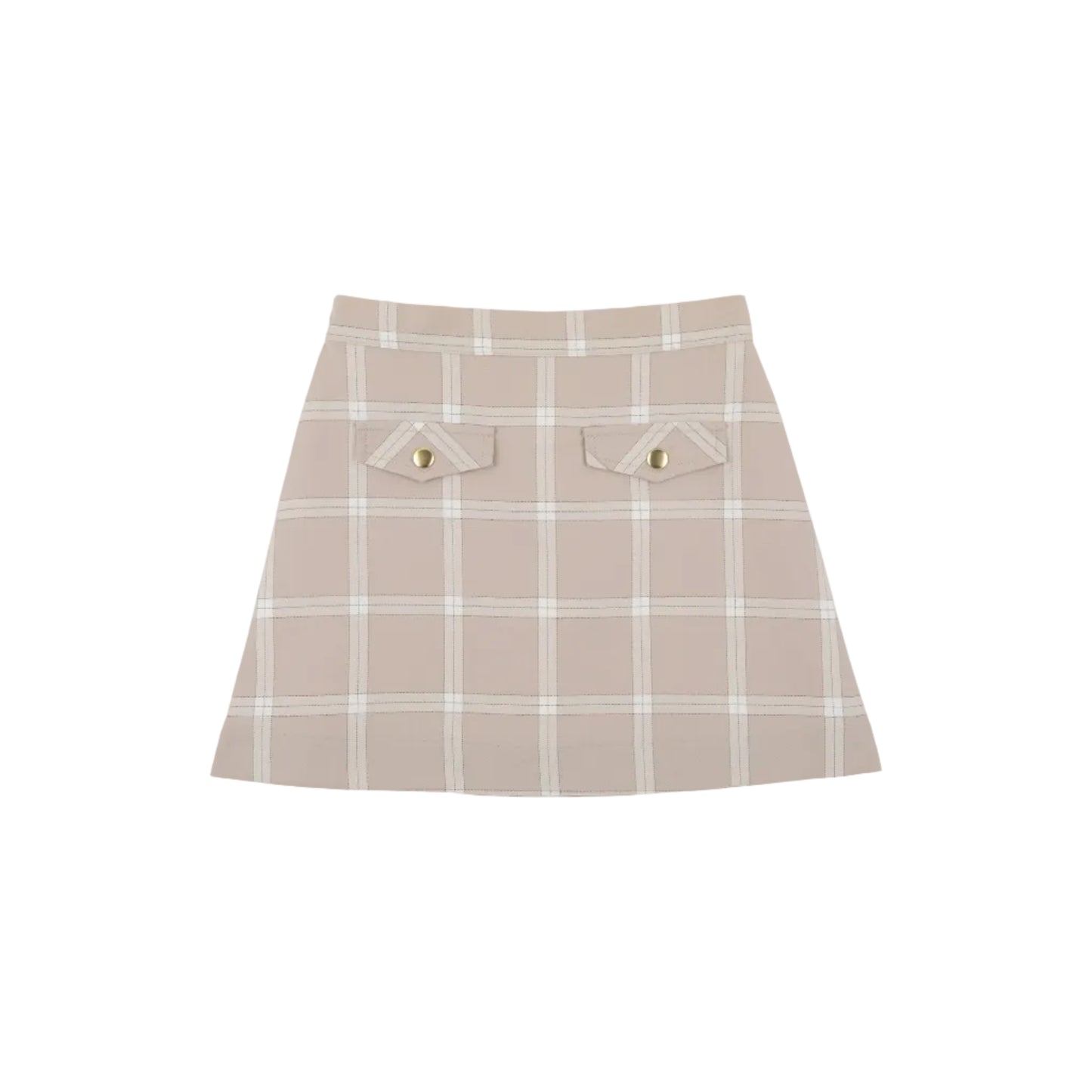 Perrin Pocket Skirt- Flannel- Thompson Park Plaid