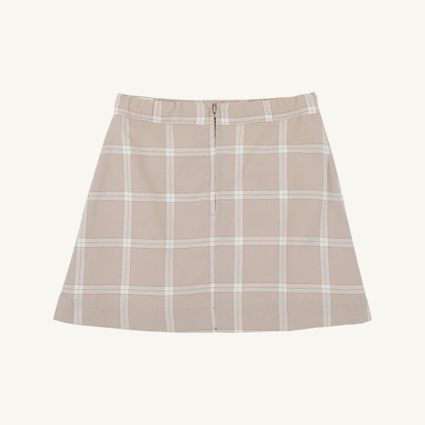 Perrin Pocket Skirt- Flannel- Thompson Park Plaid