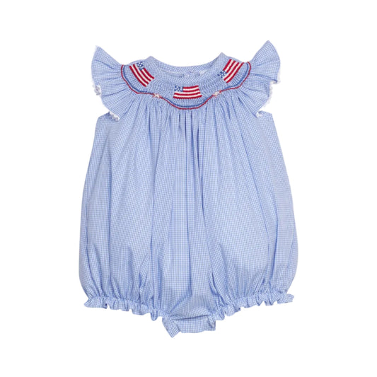 Smocked Bishop Bubble- Flags