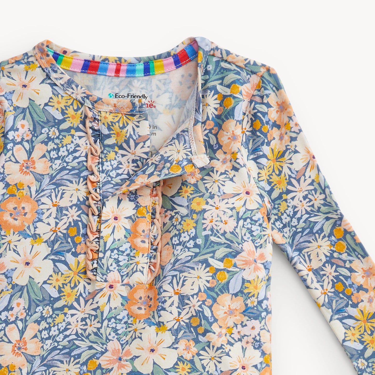 Flora Modal Ruffle Long Sleeve Long Pant PJ