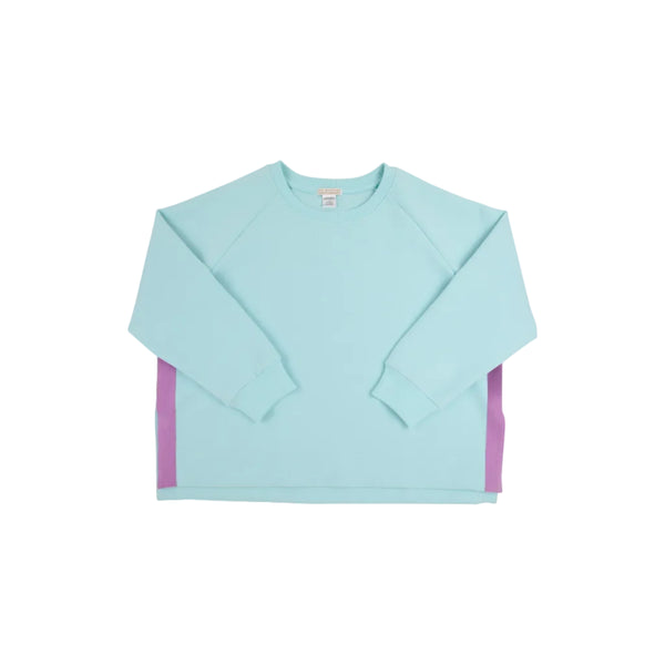 Prepletic Courtney's Cozy Crewneck Edisto Egg Blue/Valley High Violet