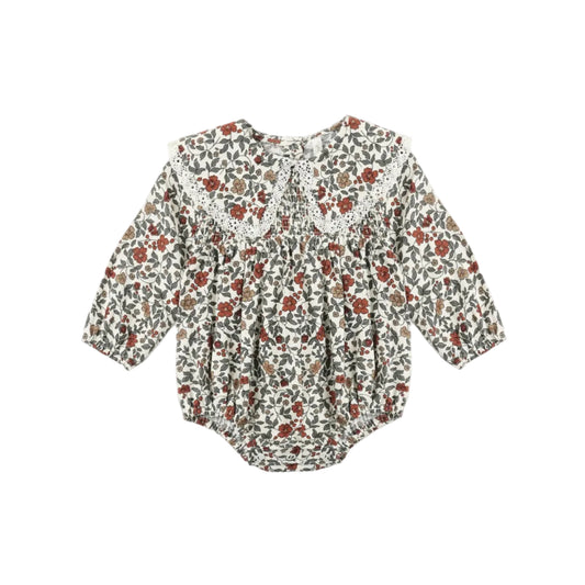Fern Romper, Holiday Floral
