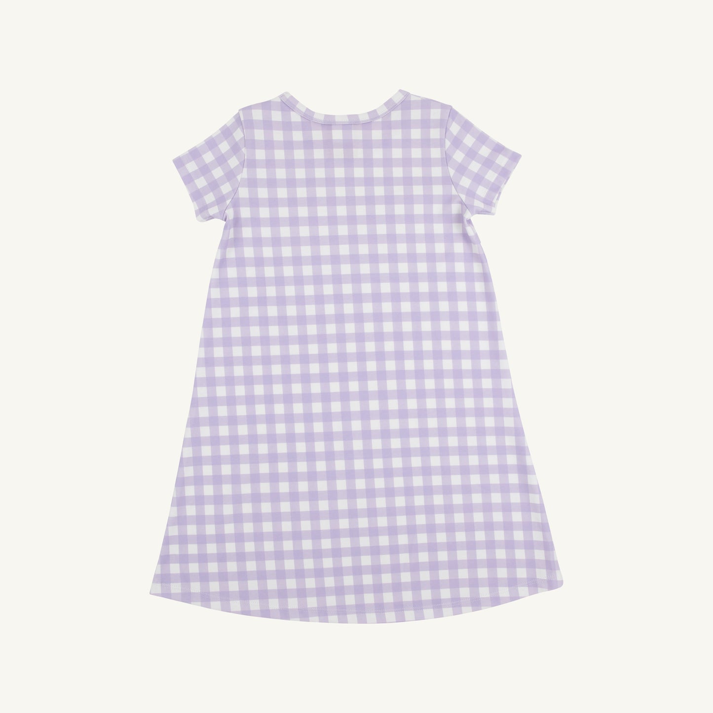 Polly Play Dress- Short Sleeve-Lauderdale Lavender Gingham