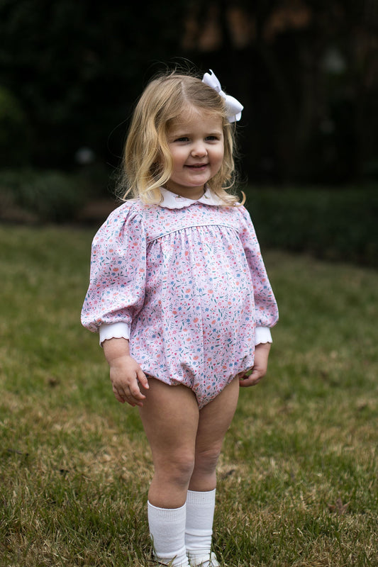 Memory Making Bubble Long Sleeve- Pumpkin Grove Floral