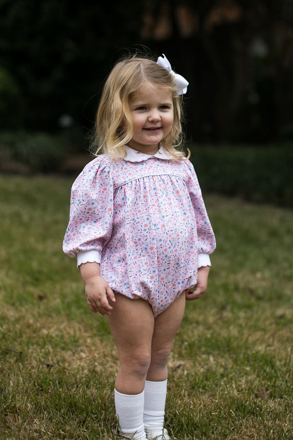 Memory Making Bubble Long Sleeve- Pumpkin Grove Floral