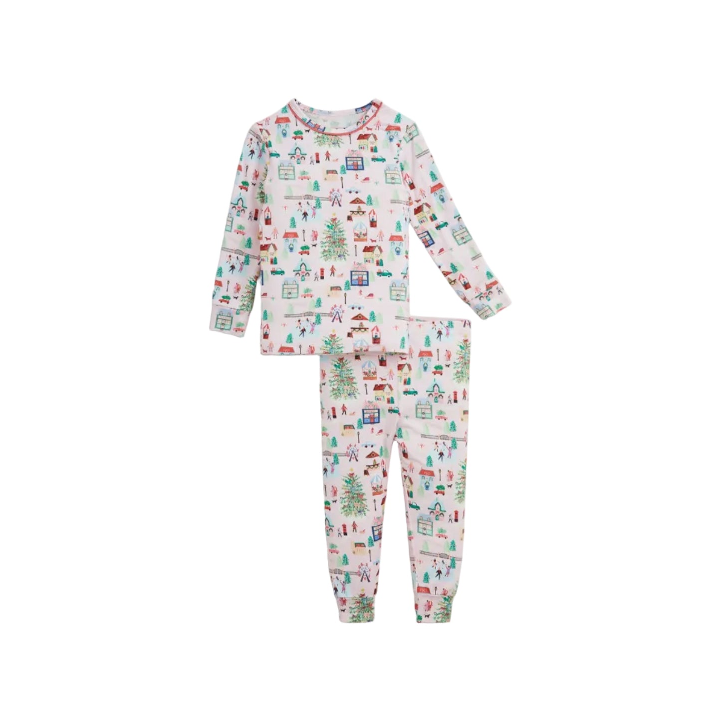 Winter Village Modal Long Sleeve Long Pant PJ