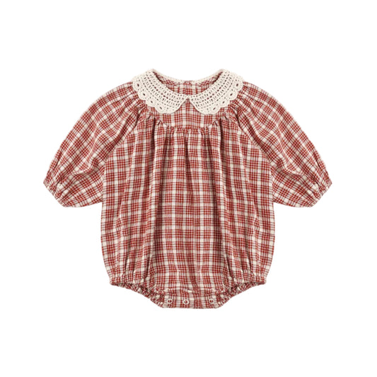 Heidi Romper, Vintage Plaid