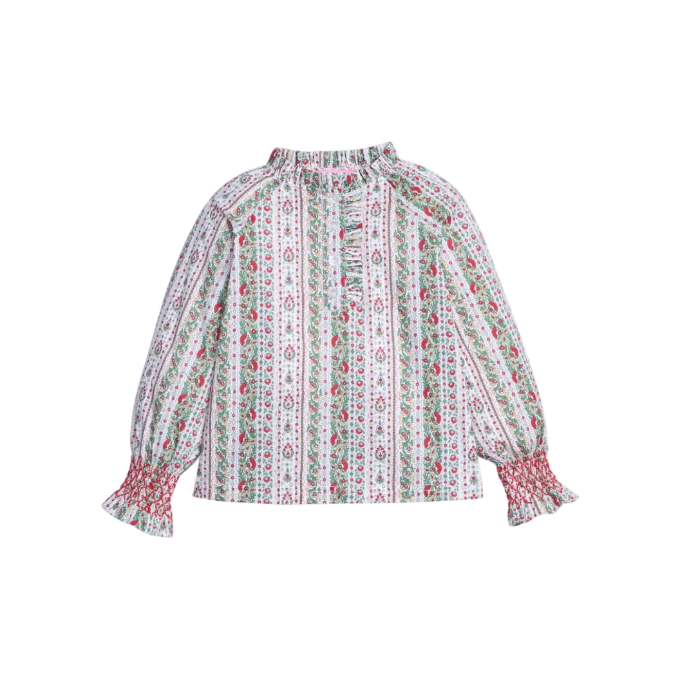 Shannon Top, St Moritz Floral Stripe