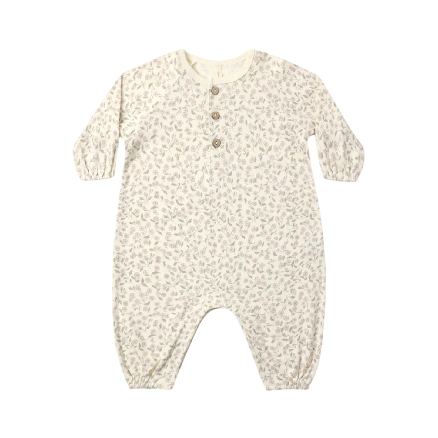 Henley Bubble Jumpsuit- Floret