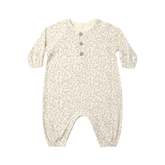 Henley Bubble Jumpsuit- Floret