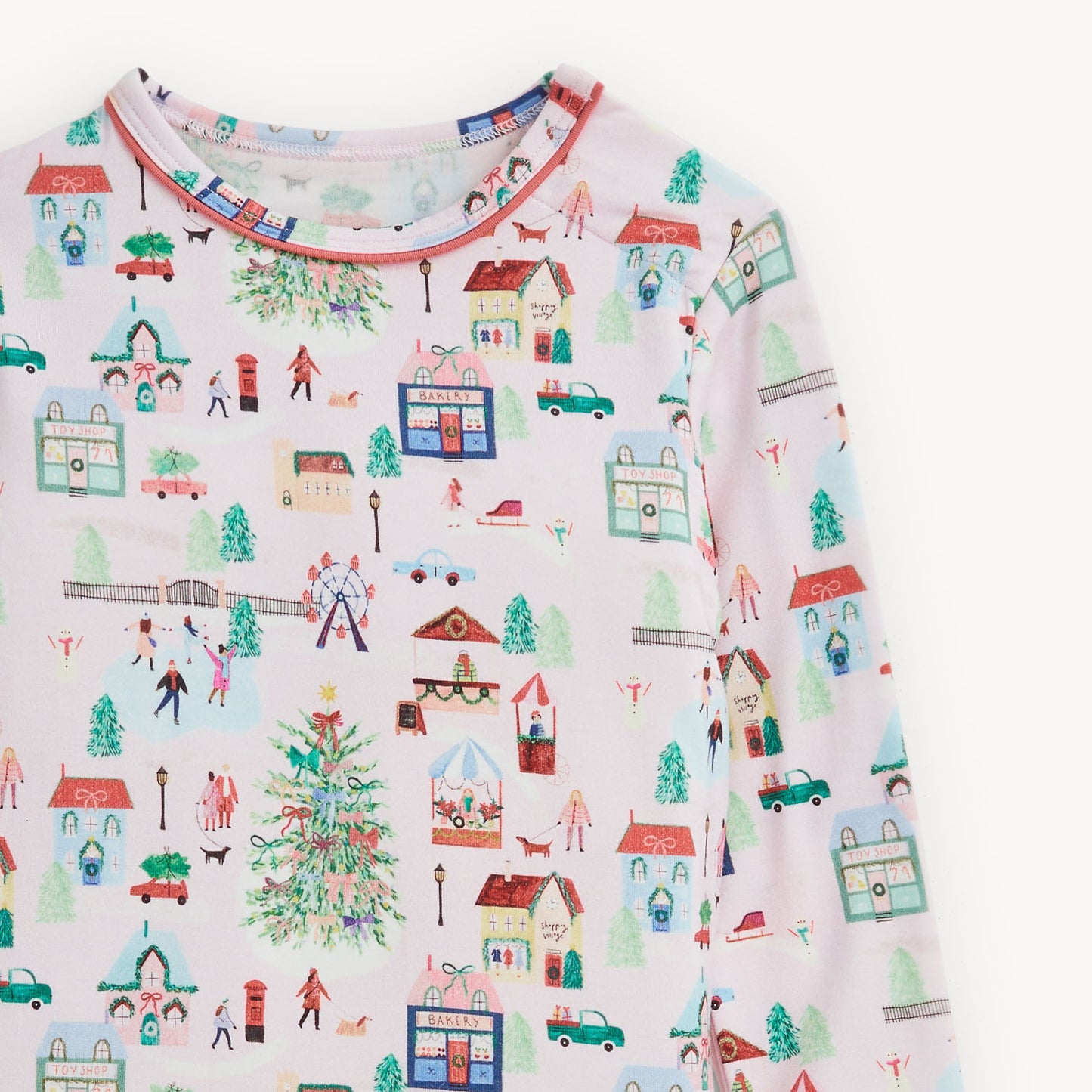 Winter Village Modal Long Sleeve Long Pant PJ