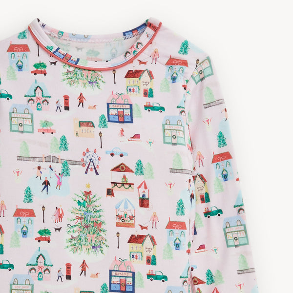 Winter Village Modal Long Sleeve Long Pant PJ