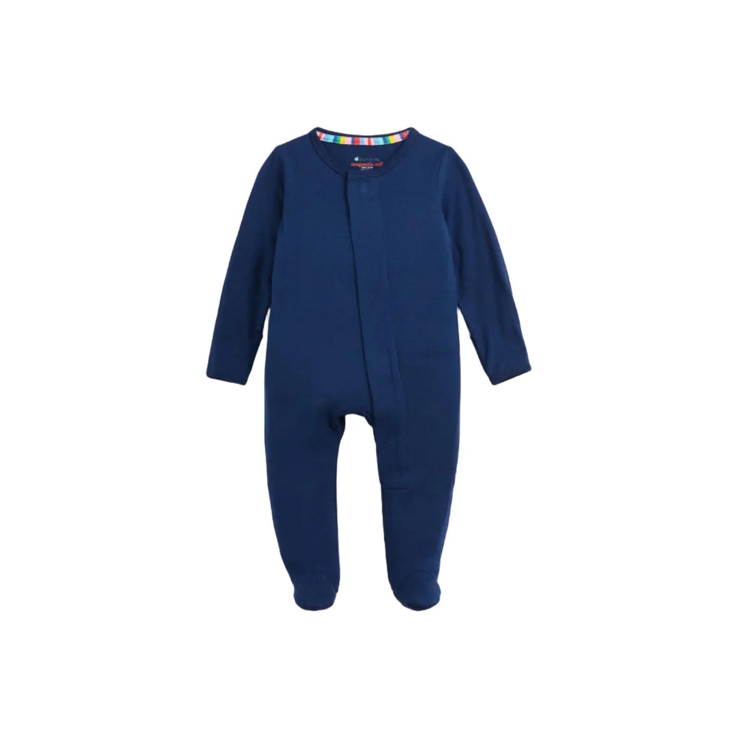 Blue Solid Modal Footie