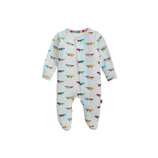 Crocodile Colorpop Blue Modal Magnetic Footie