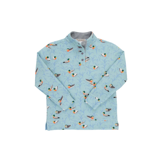 Pendleton Popped Collar, Fine Weather for Ducks/Grantley Gray (Heathered)