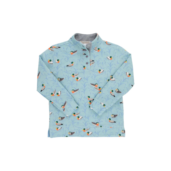 Pendleton Popped Collar, Fine Weather for Ducks/Grantley Gray (Heathered)