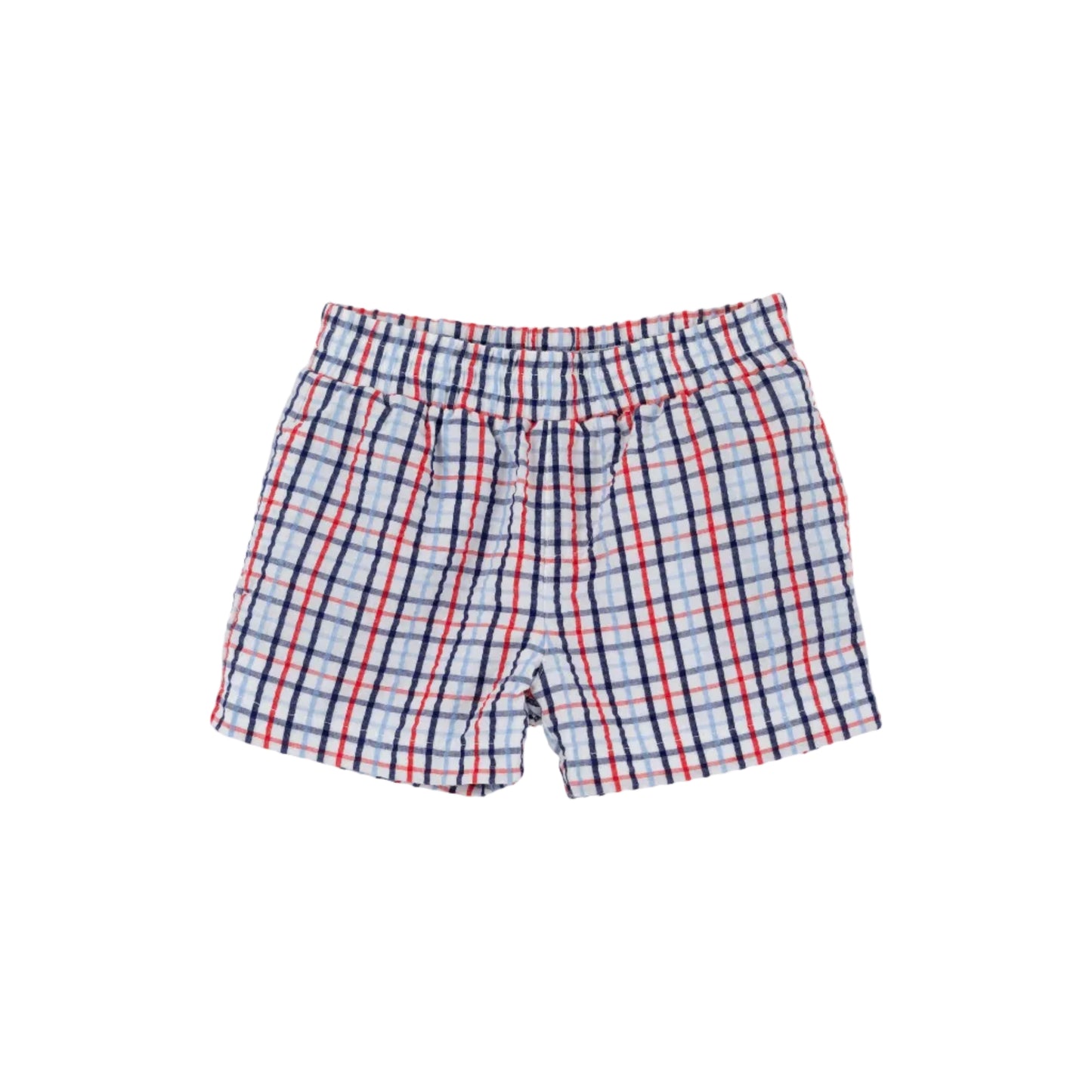 Sheffield Shorts-Pierce Mill Plaid Seersucker/Nantucket Navy