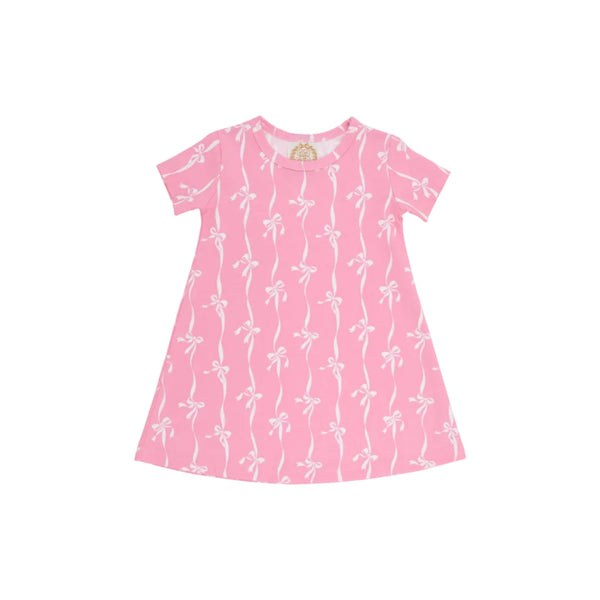 Polly Play Dress- Bell Court Bows (Hamptons Hot Pink)