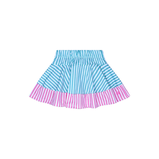 Amber Skort- Power Pink, Totally Turquoise