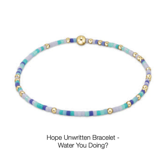 Egirl Hope Unwritten Bracelet- Water You Doing?