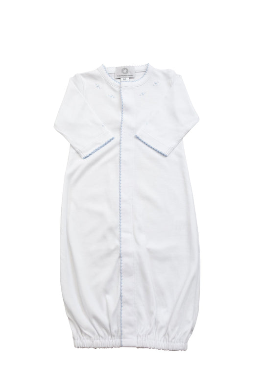 Proper Pima Converter Gown - White/Blue