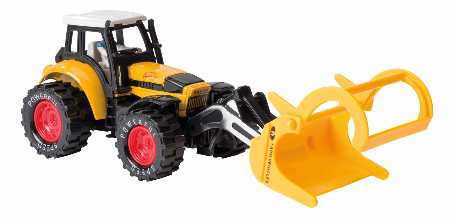 Scoop Tractor-Toy Tractor, Farm Toys, Die Cast