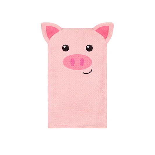 Dock & Bay Wash Mitt- Animal Parker Pig