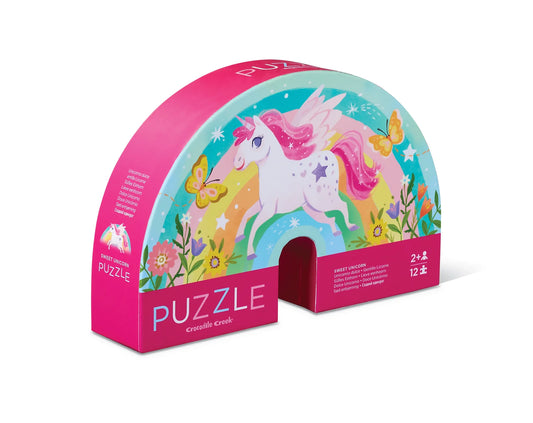 12-PC Mini Puzzle/Sweet Unicorn