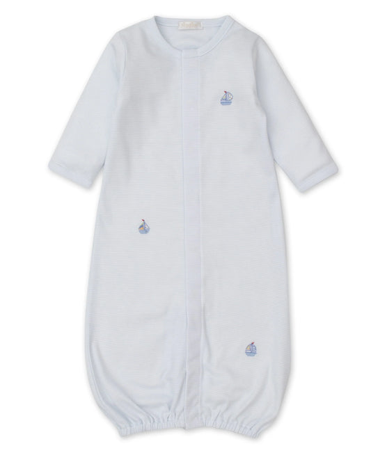 Boats at Sea Converter Gown Blue/White Stripe