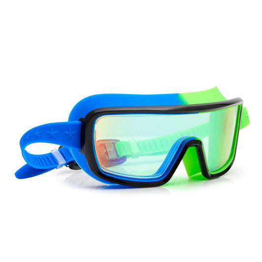 Cyborg Cyan Prismatic Swim Goggles