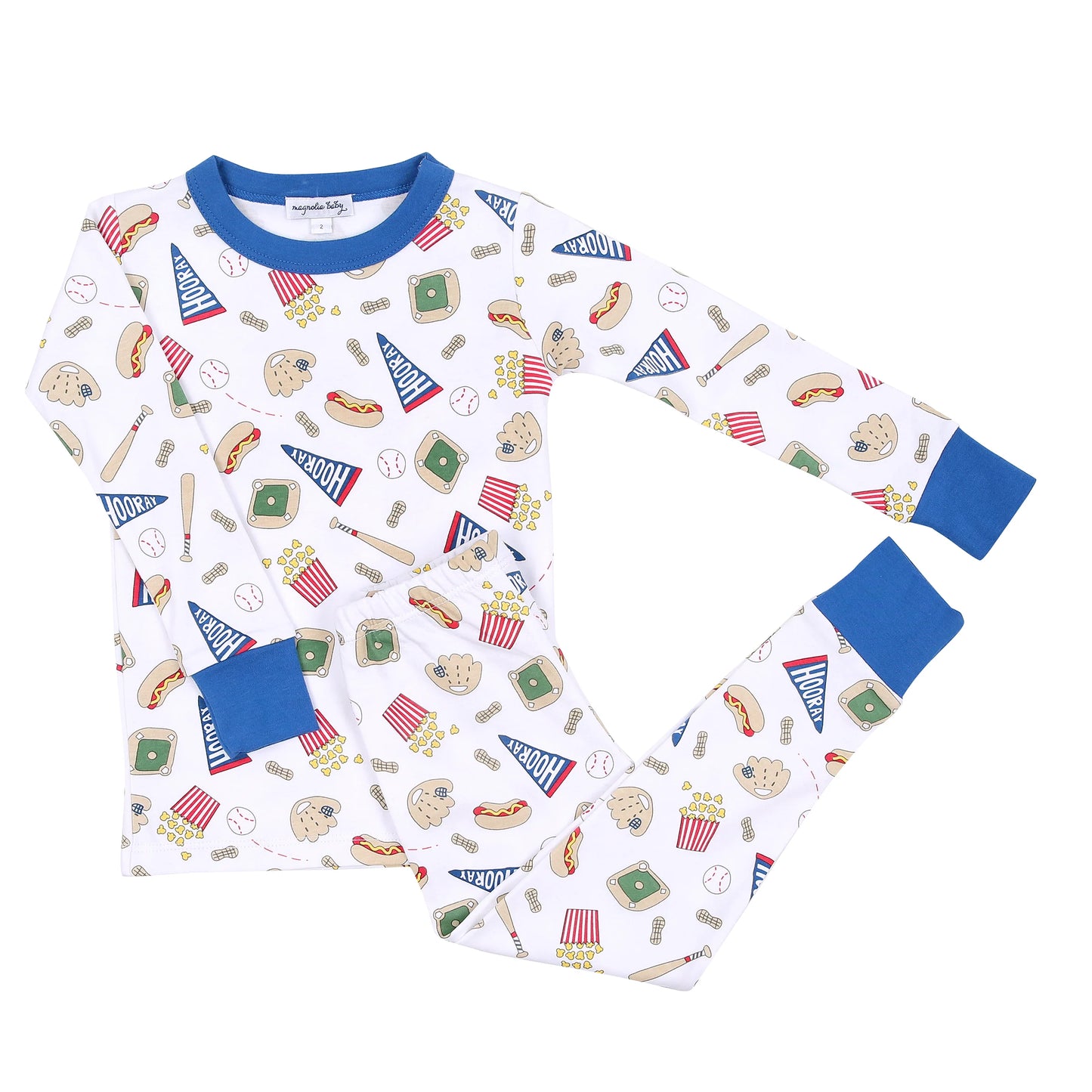 Hurray for Baseball Toddler Pajamas LB