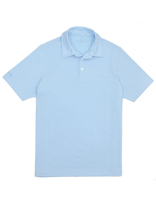 LD Gulfport Polo Powder Blue Stripe