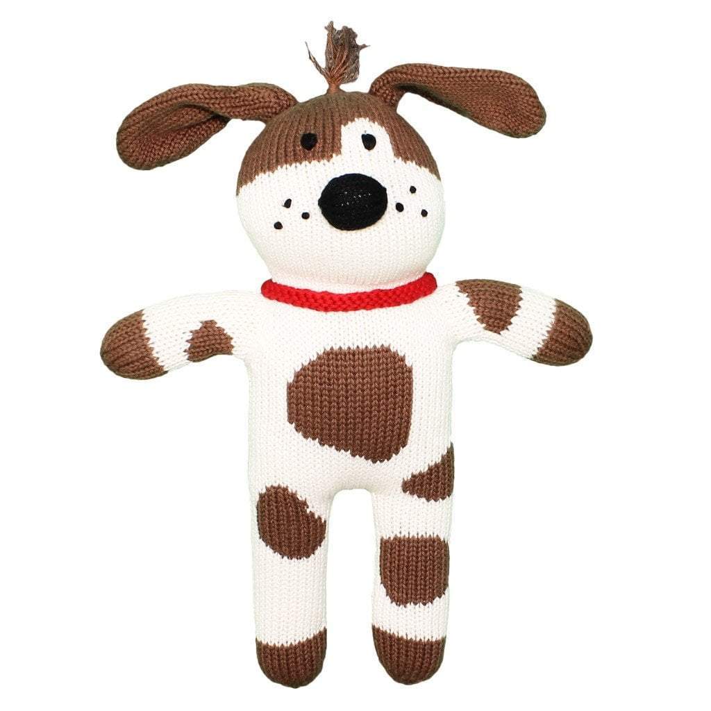 Mr. Woofers the Dog Knit Doll Rattle