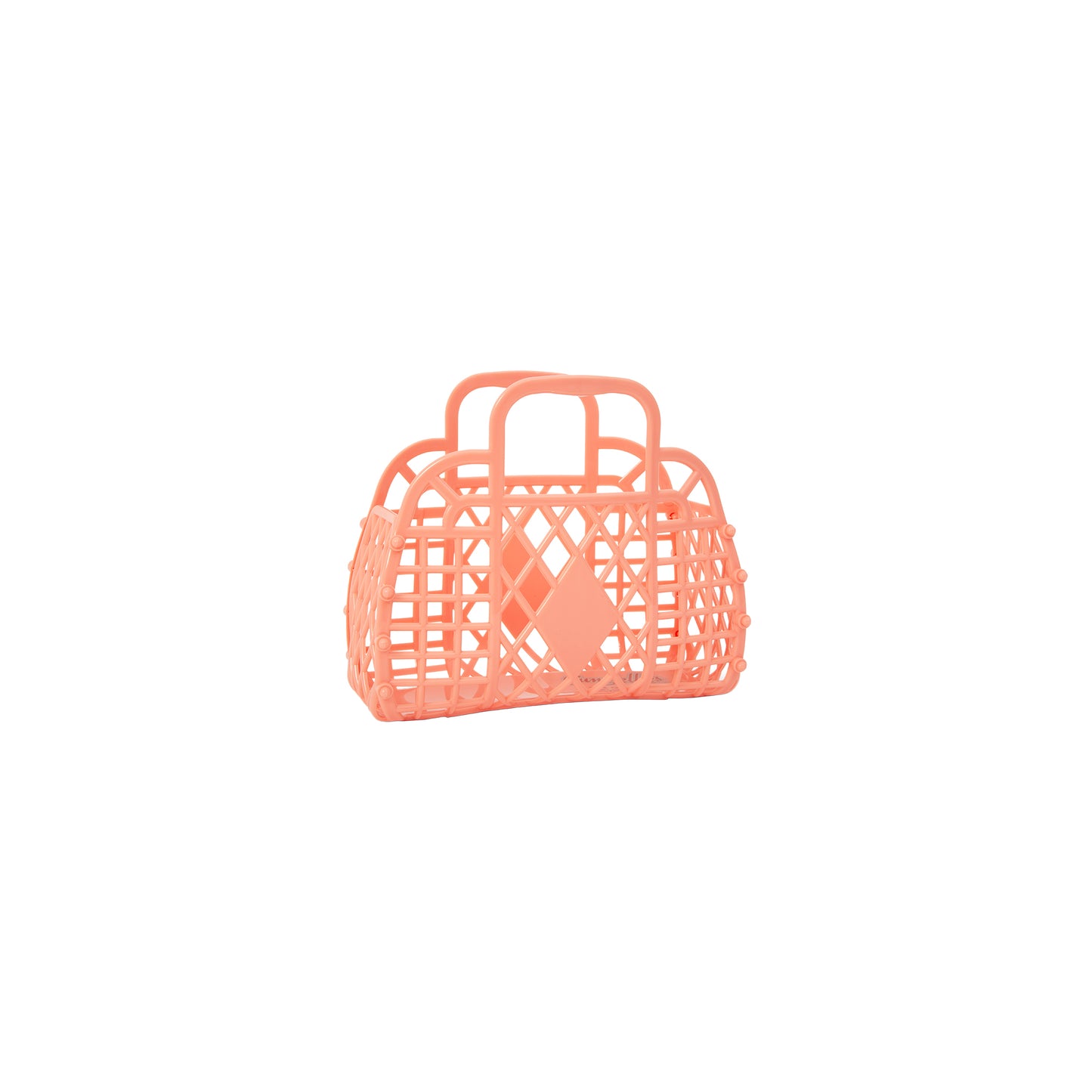 Retro Basket Mini Peach