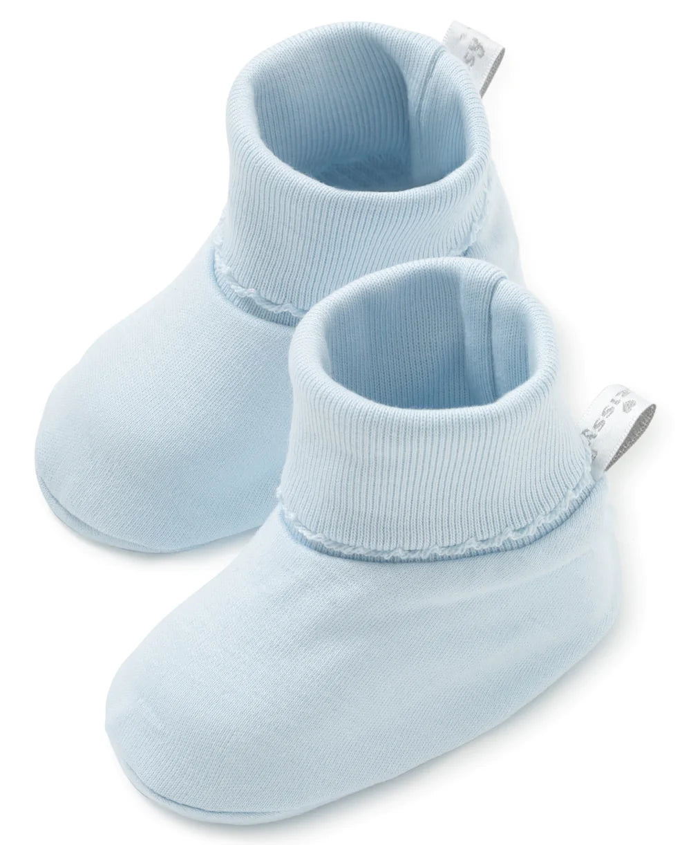 Blue Kissy Basics Booties