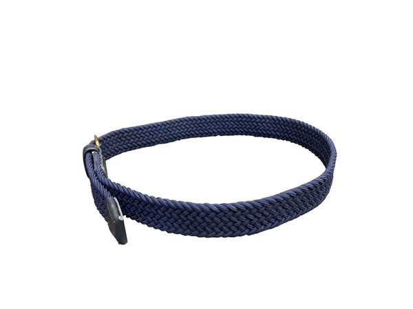 Buddy Braided Belt- Navy