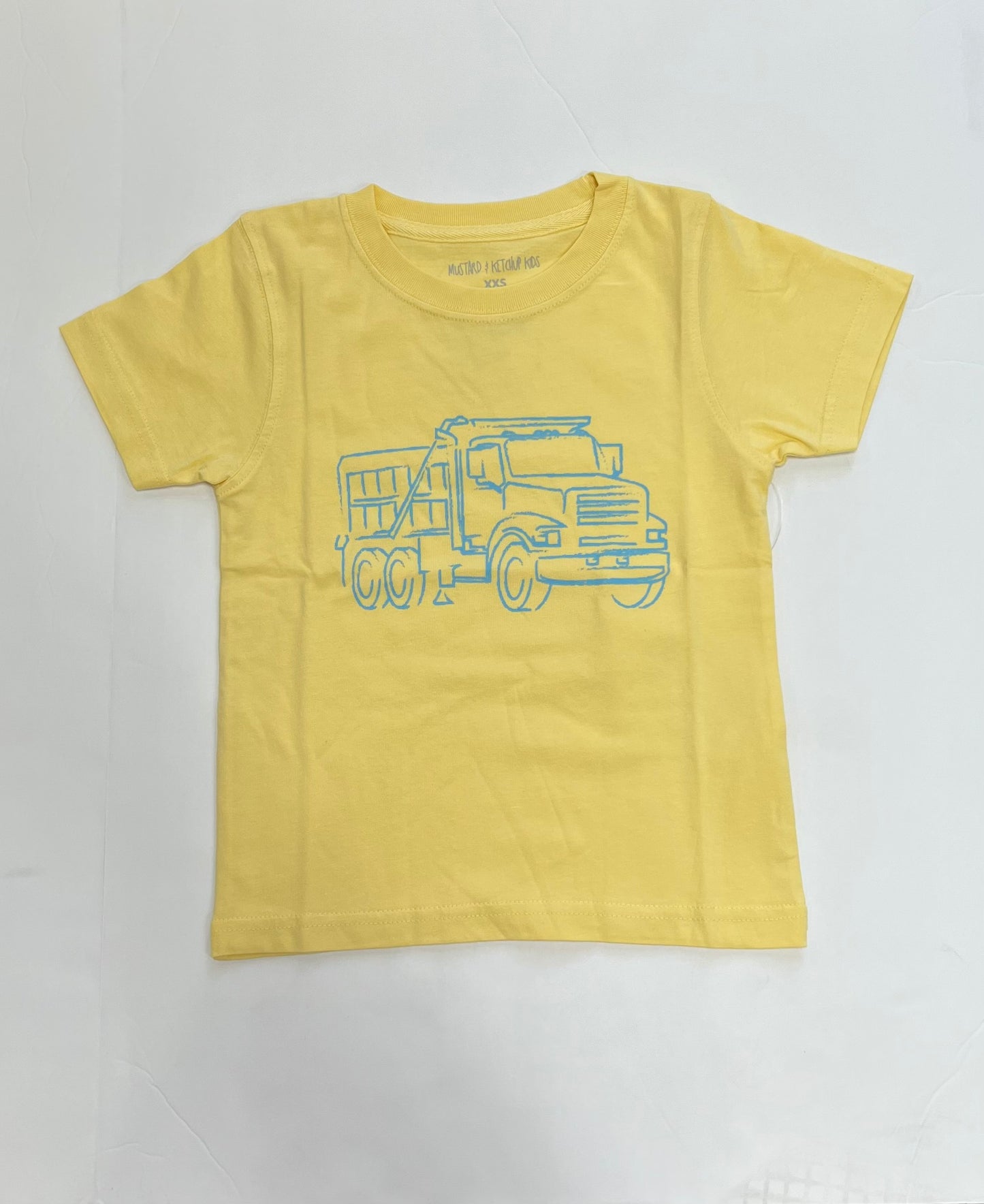 Short Sleeve Yellow Dump Truck T-Shirt