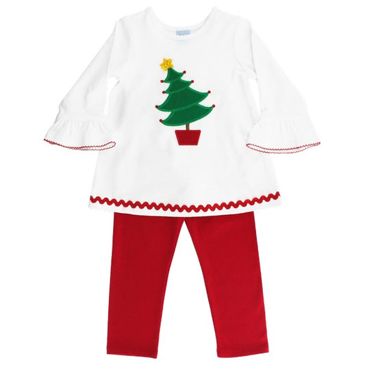 Christmas Tree Tunic Pant Set