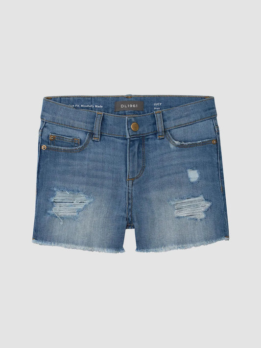 Lucy Shorts Cut Off - Frost Distressed