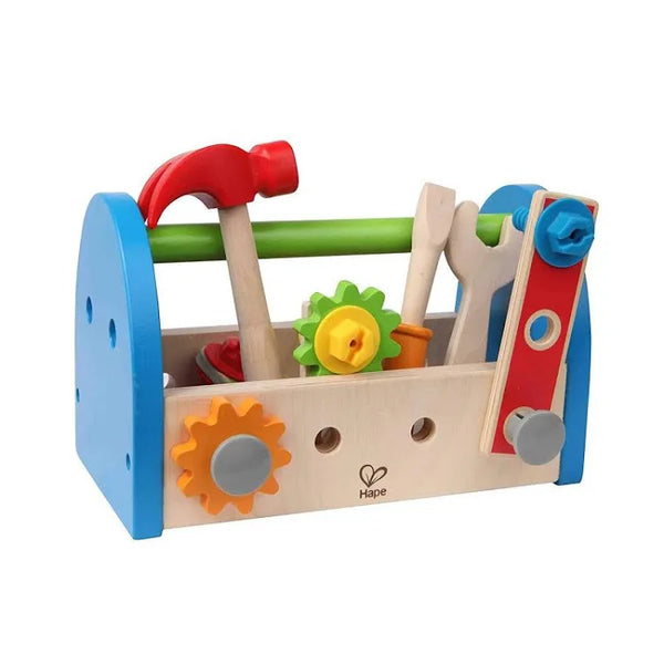 Fix It Kid's Wooden Tool Box And Accessory Play Set