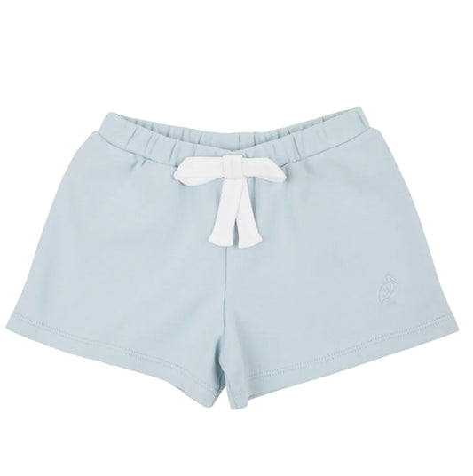 Shipley Shorts with Bow and Stork- Buckhead Blue/Worth Avenue White