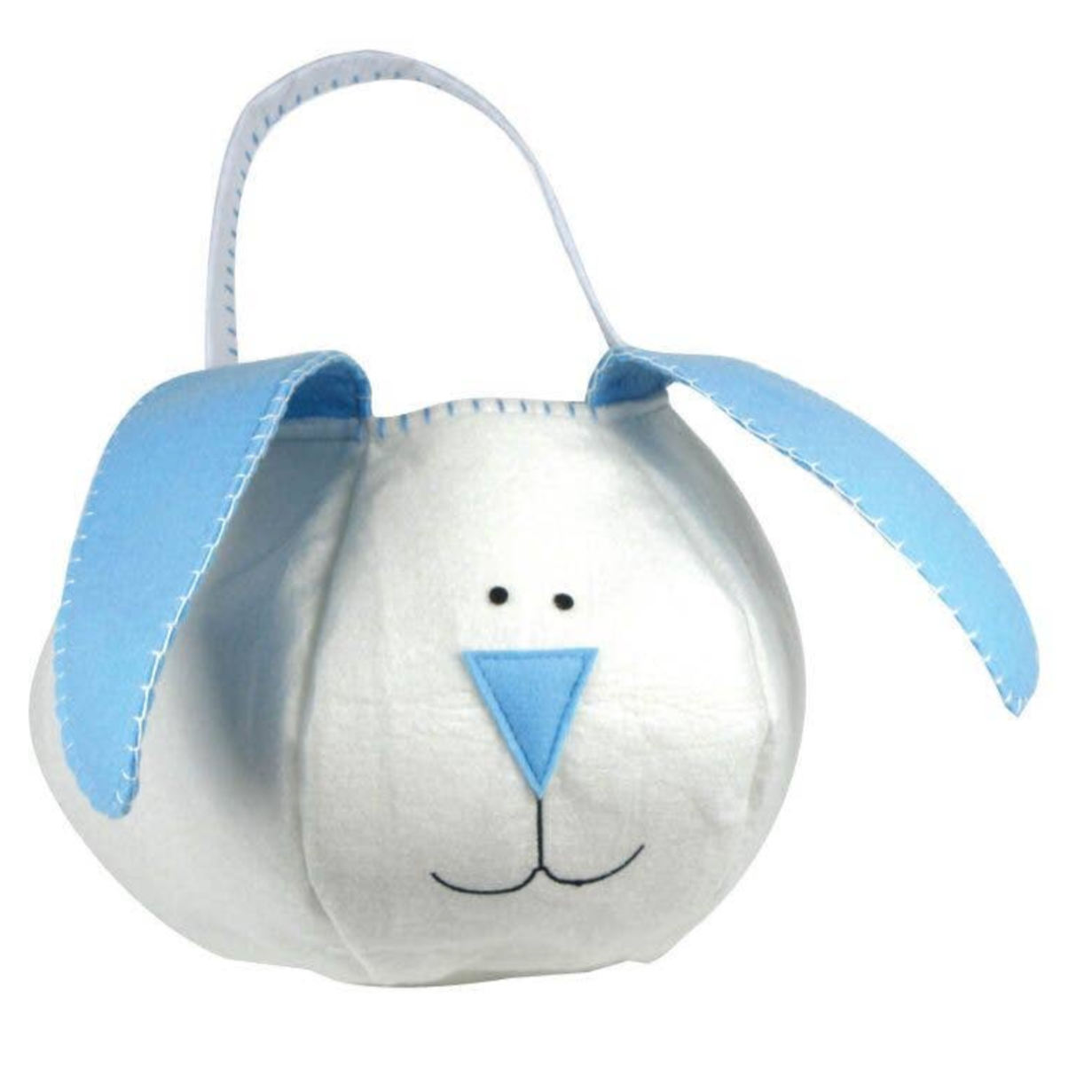 Loppy Eared Easter Bunny Basket - Blue