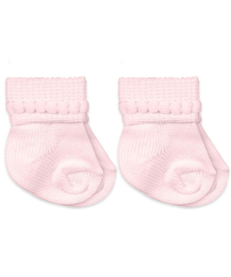 Jefferies Socks Bubble Bootie 2 Pair Pack Pink