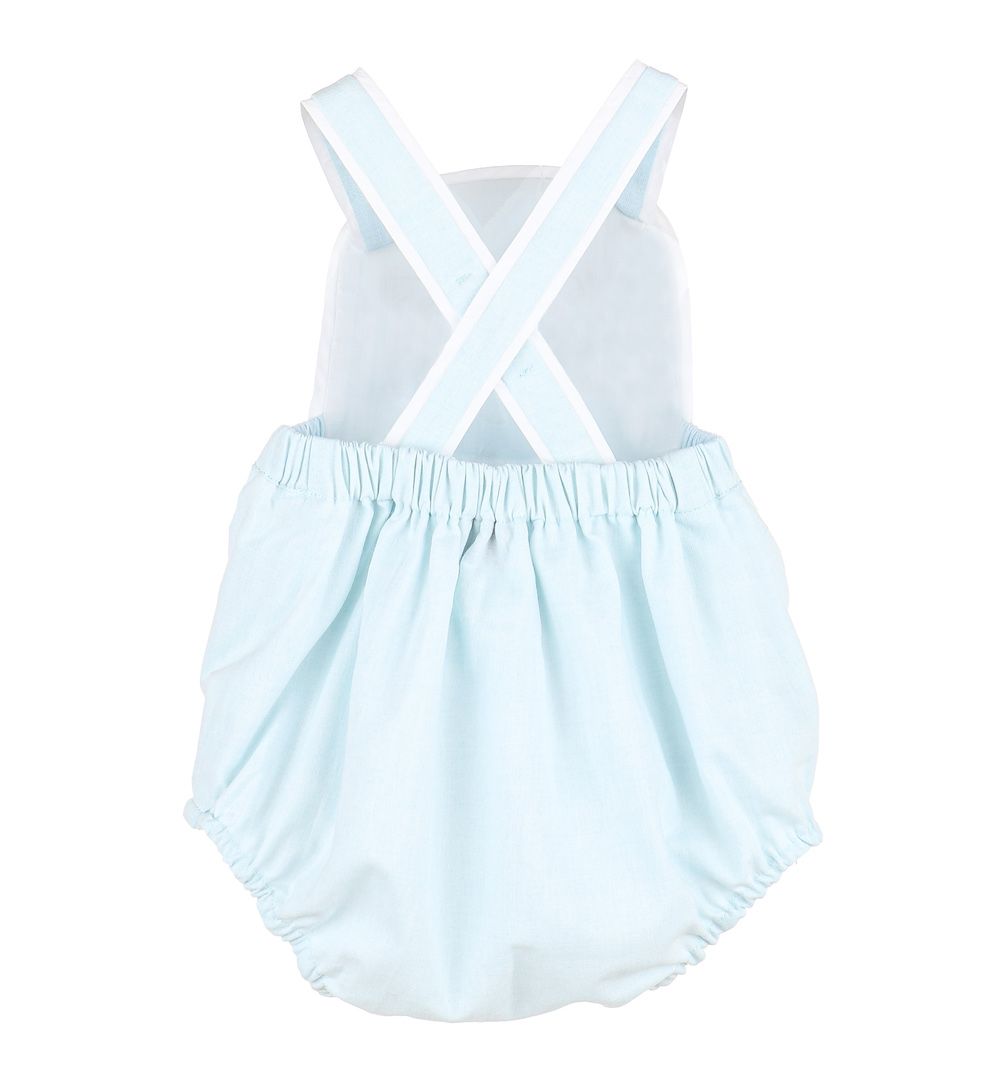 Pocket Bunnies Sunsuit- Aqua