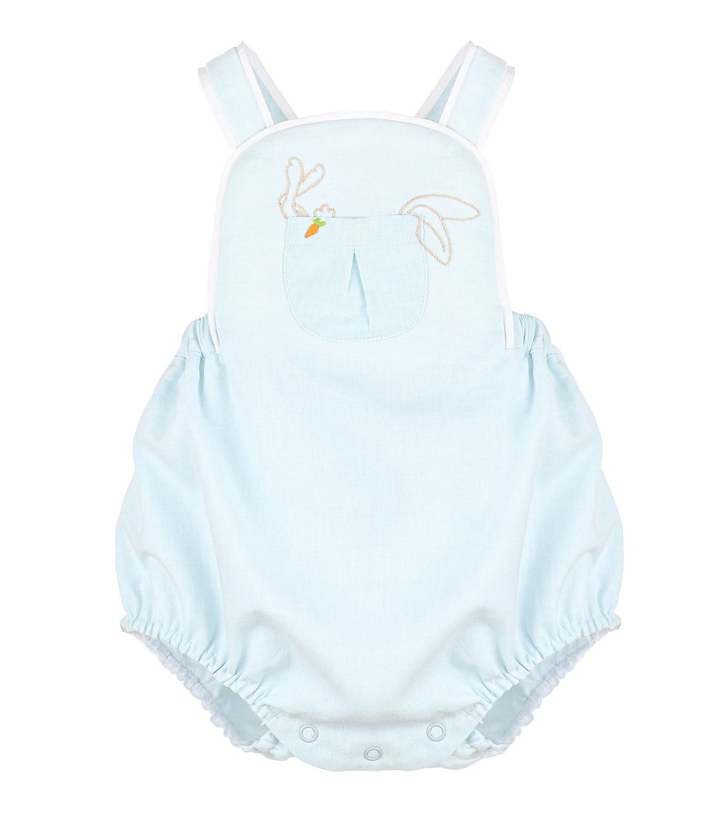 Pocket Bunnies Sunsuit- Aqua