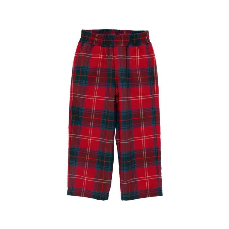 Sheffield Pants Middleton Place Plaid with Grier Green Stork