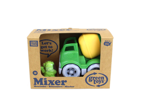 Mixer Construction Truck- Green/Yellow